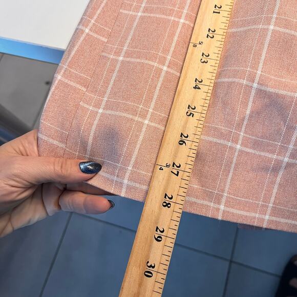 Showpo Pink Plaid Women's Blazer - Picture 11 of 11